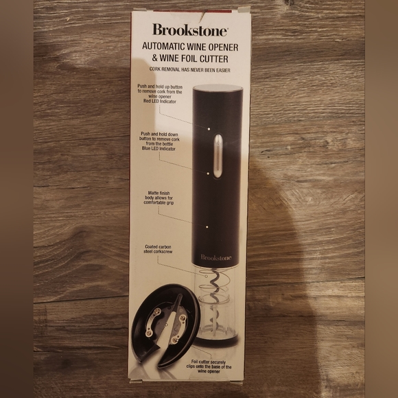 NIB AUTOMATIC WINE OPENER & WINE FOIL CUTTER - Picture 3 of 5